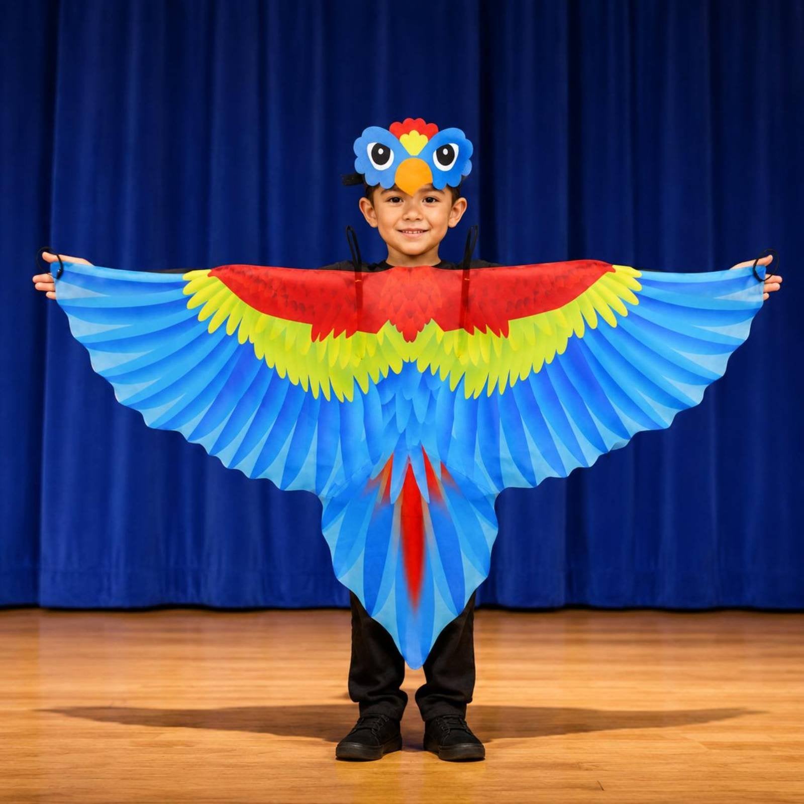 Parrot Costume Feathered Extensions Halloween Bird Feathered Extensions Role