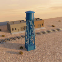 Handmade Water Structure Model Collectible Gift for Miniature Scene, Display
