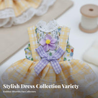30cm Doll Dress Cute Design 1/6 Scale Doll Clothes Layered Skirt for BJD Hobbyists