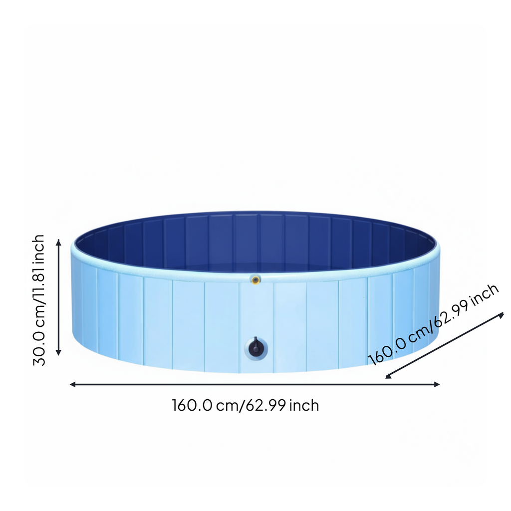 Leakproof foldable PVC pet pool