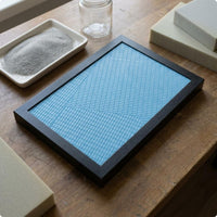 Highway Road Base Cobblestone Texture Miniature Scene Platform Black Frame