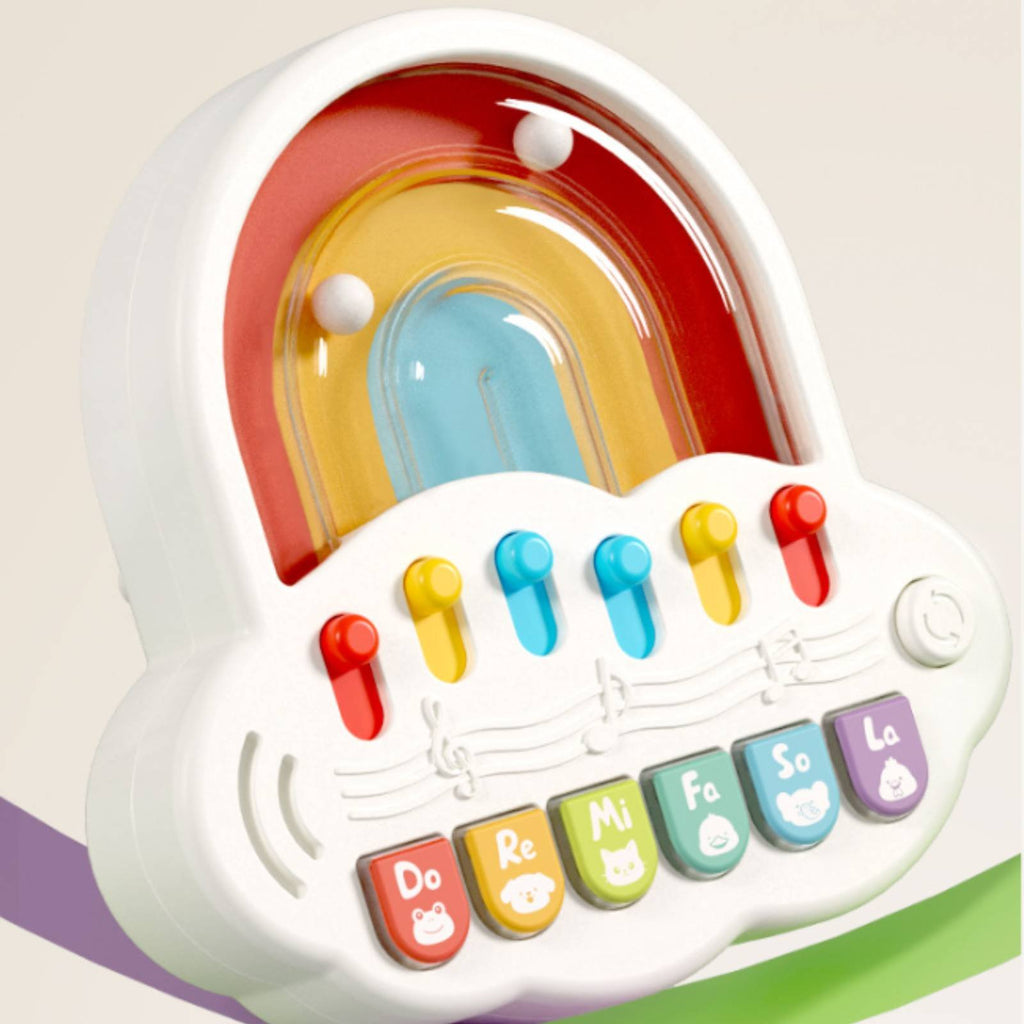 Marble Piano Toy Educational Kids Keyboard Piano Colorful for Young Children
