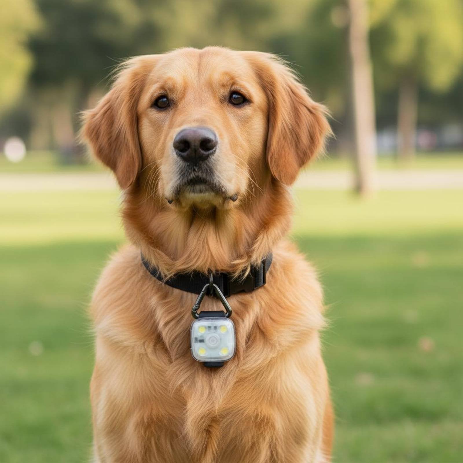 Rechargeable Dog Walking Light Lightweight Glowing Pet Attachment for Camping