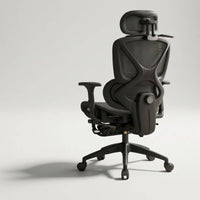 Ergonomic Office Chair Adjustable Headrest Ergonomic Mesh Chair Padded Armrests