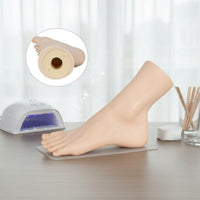 Realistic Female Foot Lifelike Texture Acupuncture Training Model Separated Toes