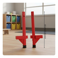 Wooden Walking Stilts Develops Movement Skills Wooden Stilts Sturdy Construction
