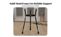 African Drum Stand Universal Fit African Hand Drum Stand Adjustable Height Percussion Hardware for Beginners, Stage Performance, Studio Audio Capture