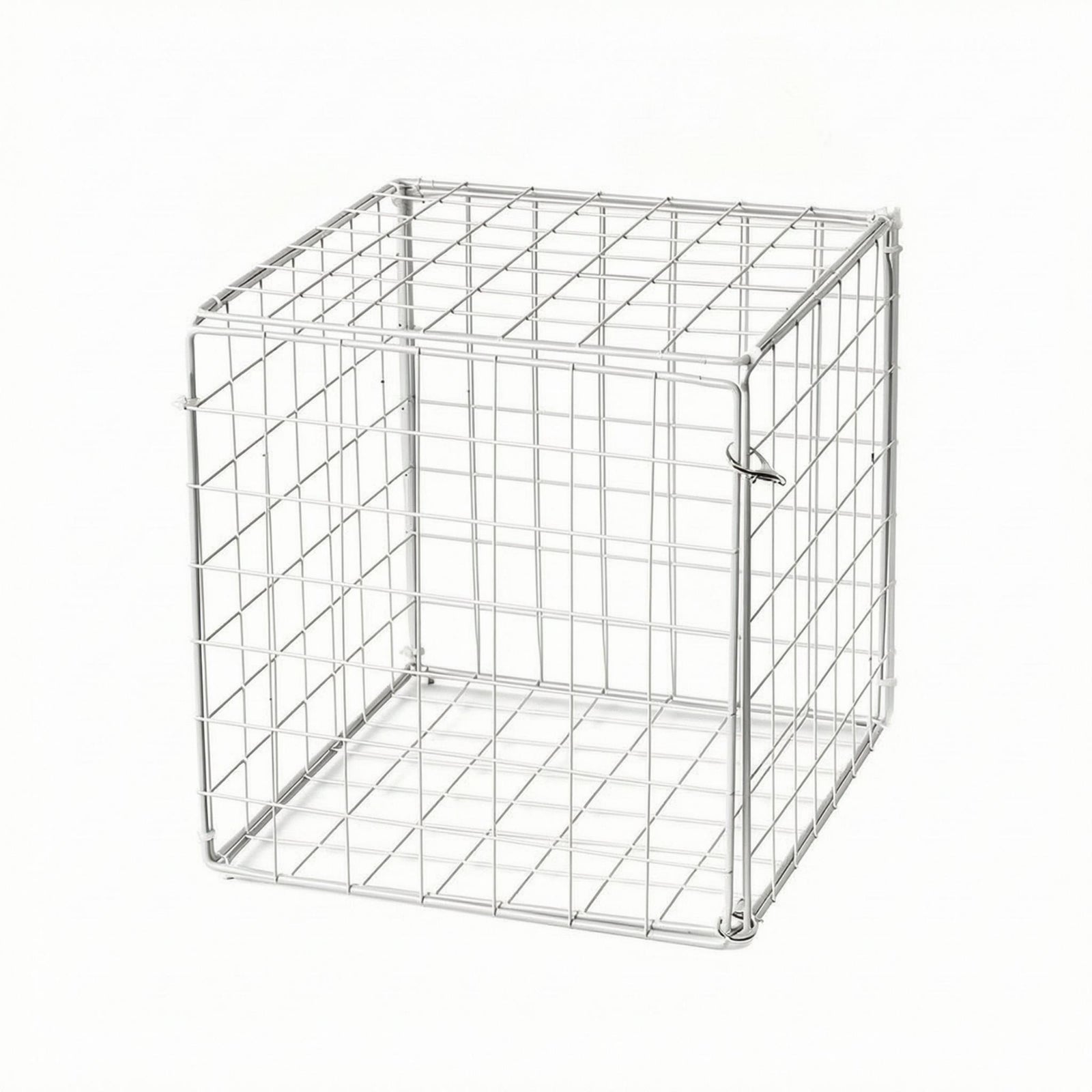 Metal Wire Cat Kennel Square Mesh Wire Cat Cage Rigid Frame