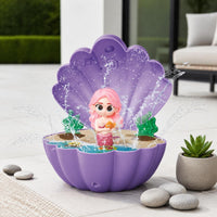 72 Pieces Mermaid Shell Sprinkler Hose Connected Water Spray Toy Easy to Install