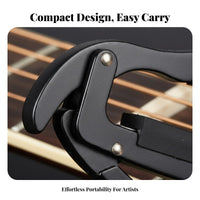 Guitar Capo Compact Design Quick Change Capo Preserving Padding Fretboard Clamp for Music Class