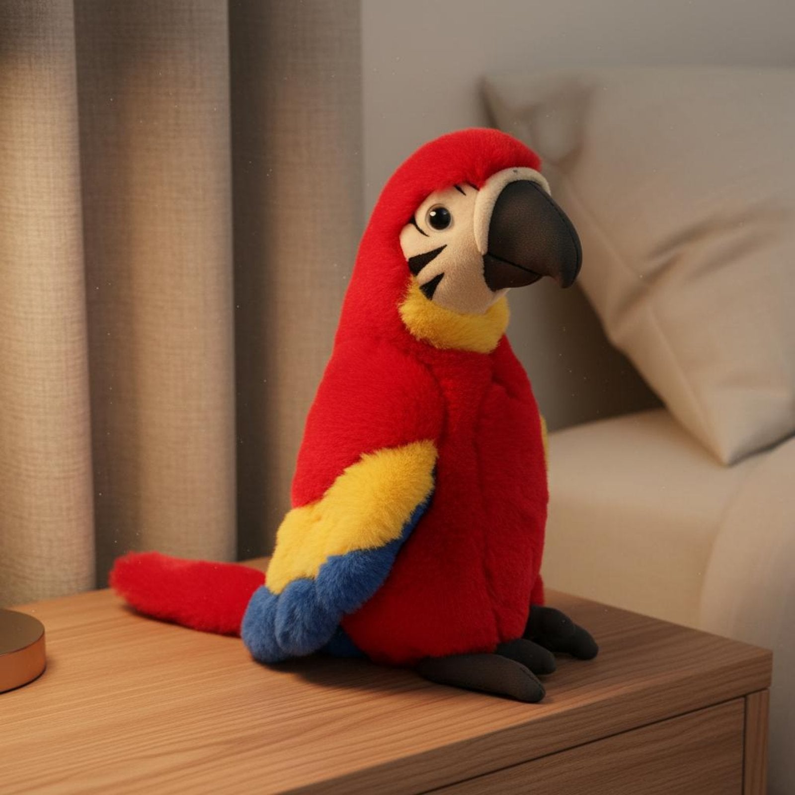 Parrot Soft Toy Soft and Cute Soft Bird Toy Skin-Friendly Material for Children