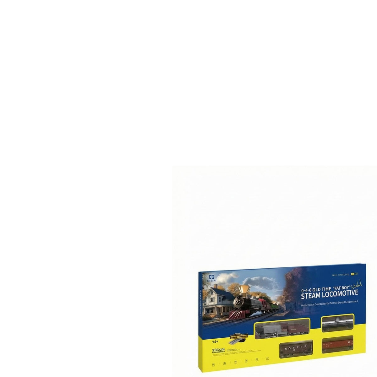 Oval Track Train Set 1:87 Ratio HO Scale Track ABS Plastic