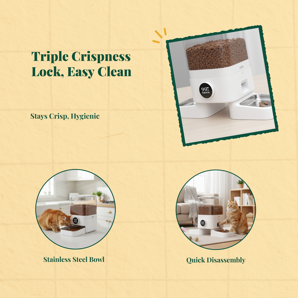 App-controlled automatic feeder
