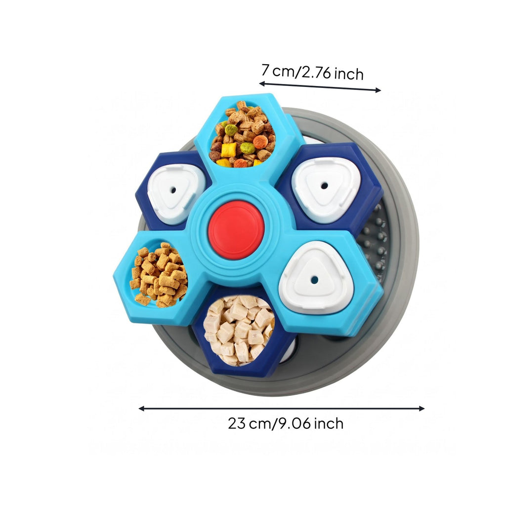 Rotating Treat Puzzle Slow Eating Dog Puzzle Feeder Boredom Breaker Interactive Pet Feeder for Dogs