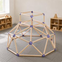 Geodesic Climbing Dome Square Stage Indoor Climbing Dome Multi-Sided Base for Children
