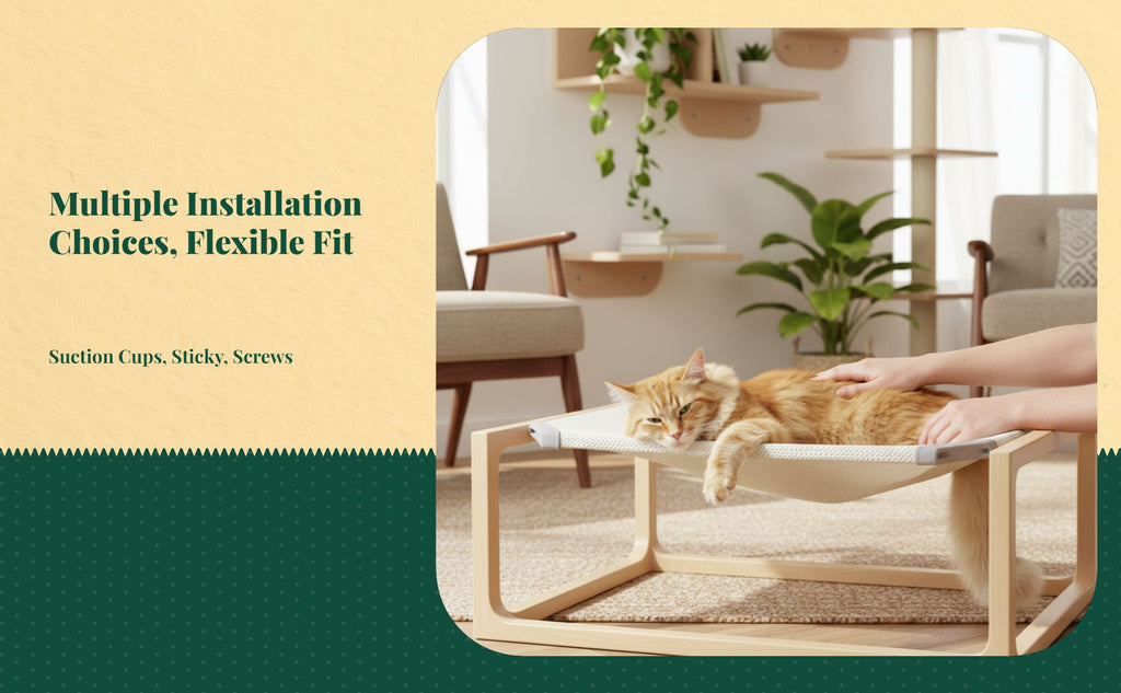 Cat hanging bed Accessories, sturdy Hanging enclosure hanging bed, Soft Plush Replacement Mat for Indoor felines, Adjustable Pet Bed