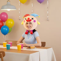 Soft Fabric Clown Costume Headpiece Halloween Soft Fabric Clown Headpiece Party
