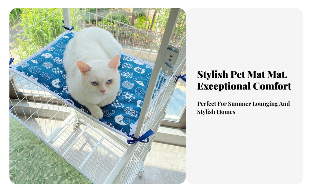 Woven Cooling Mat Breathable Woven Pet Mat resistant to wearResistant for Sofa