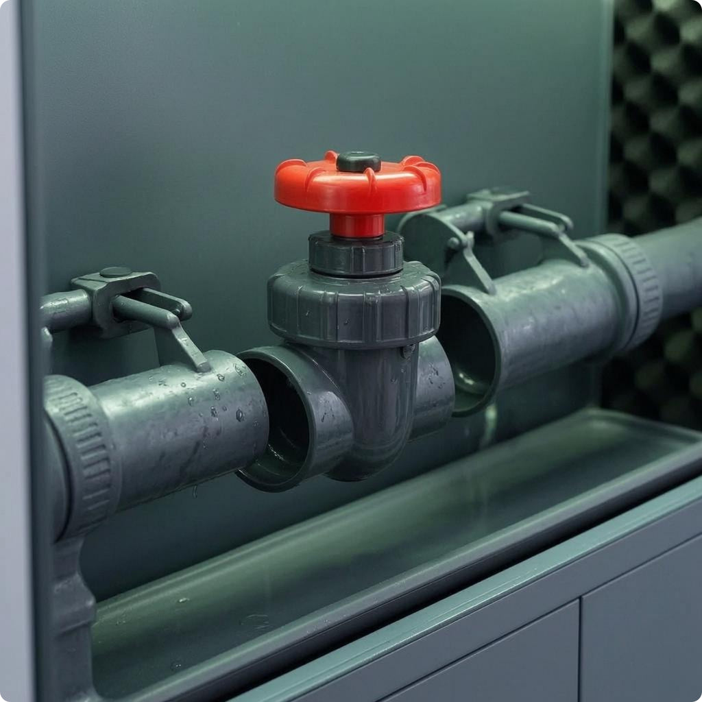 Aquarium Gate Valve Compact Aquatic Aquarium Plumbing Easy to Adjust