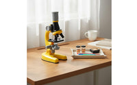 Kids Science Microscope STEM Learning Children's Microscope Set LED Light