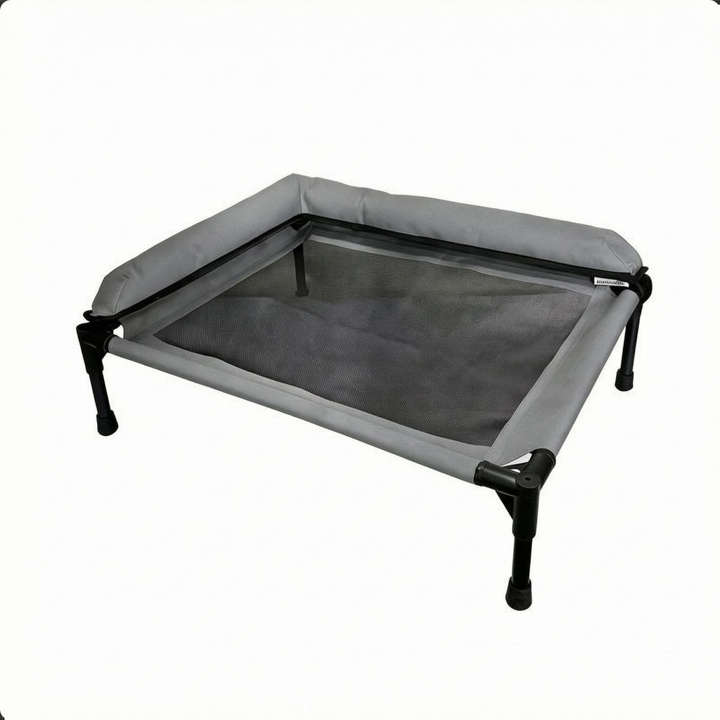 Elevated Pet Bed off the Floor Raised Edge Pet Bed Low-Height