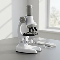1200x Scientific Microscope Set Gift Portable Kids Scientific Lens Easy to Use Educational Toy for School
