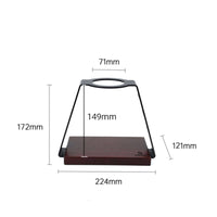 Pour Over Coffee Station Dripper Stand Carbon Steel Dripping Station Pour Over Coffee Maker Stand Filter Holder