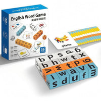 Letter Blocks Large Wooden Spelling Letters Word Recognition for Children