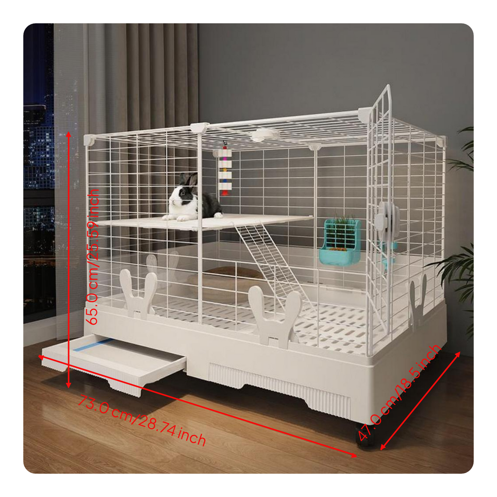 Leakproof large hare hutch