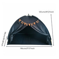 Indoor Sleeping Tent Spacious Princess Tent Cute Bear Decor for Bedside, Kids