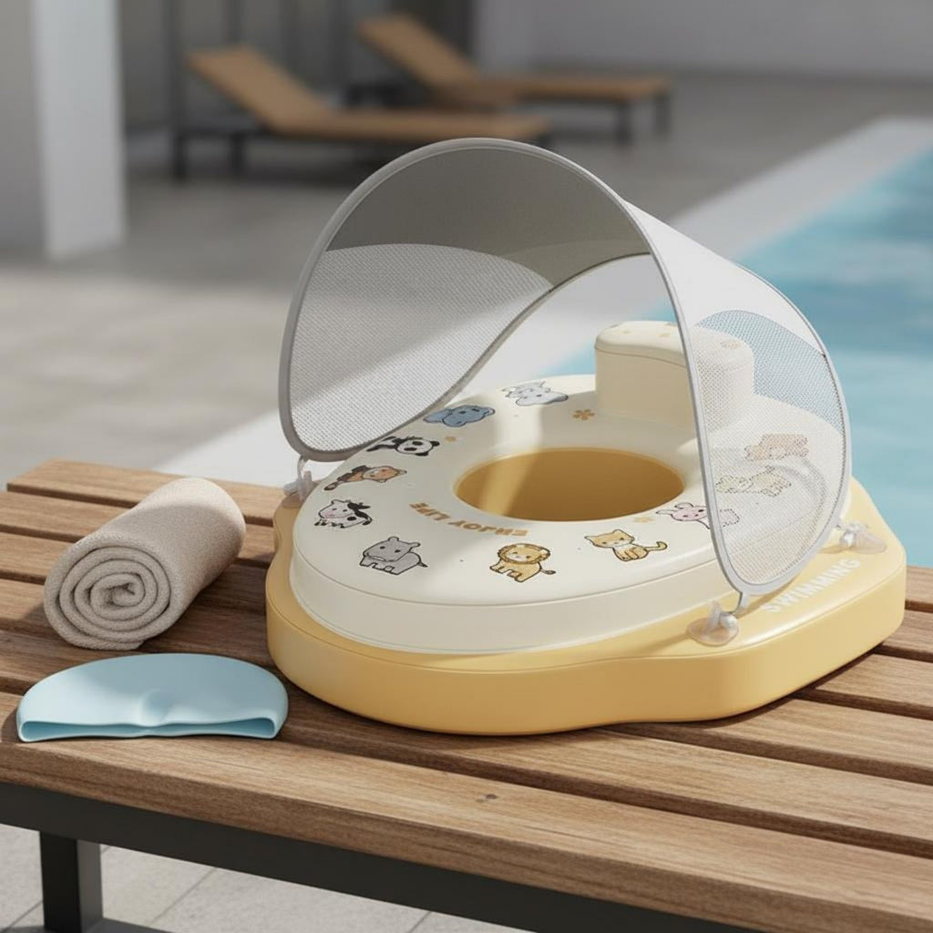 Baby Pool Buoy with Canopy Included Canopy Baby Buoy UPF 50+ for Toddlers