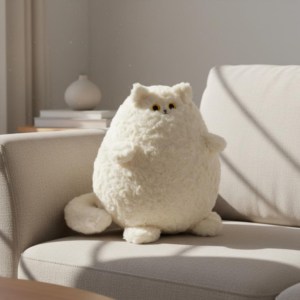 Kitten Fluffy Pillow Kawaii Home Decor Squishy for Tatami