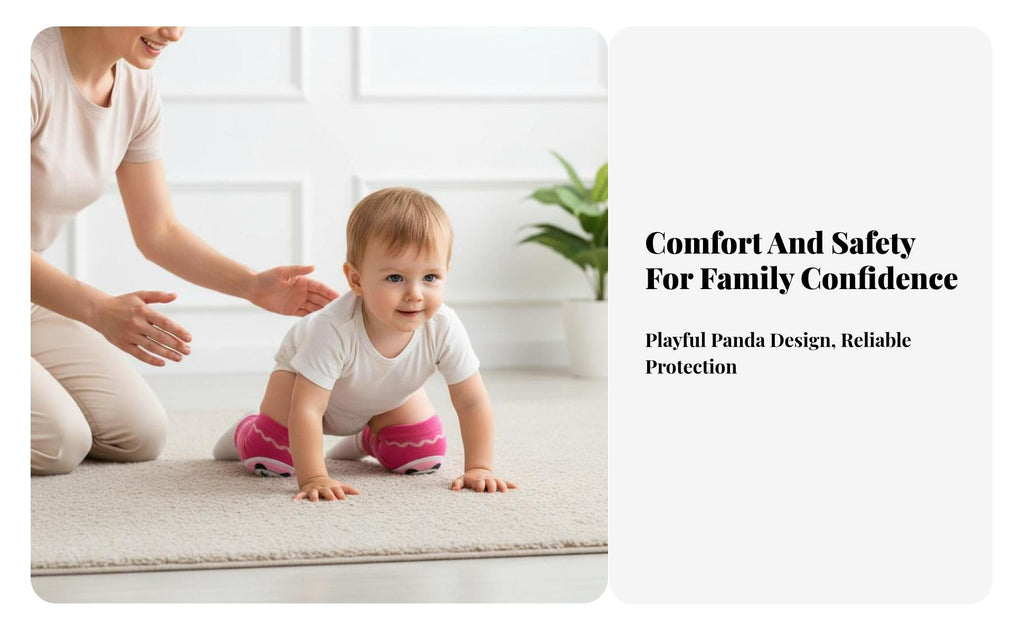 Safeguarding Baby Crawling Knee Pads Soft & Comfortable Baby Crawling Kneepads Gender-Neutral for Babies, Infants, Learning to Walk