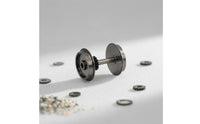 4 Wheels HO Scale Metal Wheel Set Precise Size 1:87 Model Train Wheels