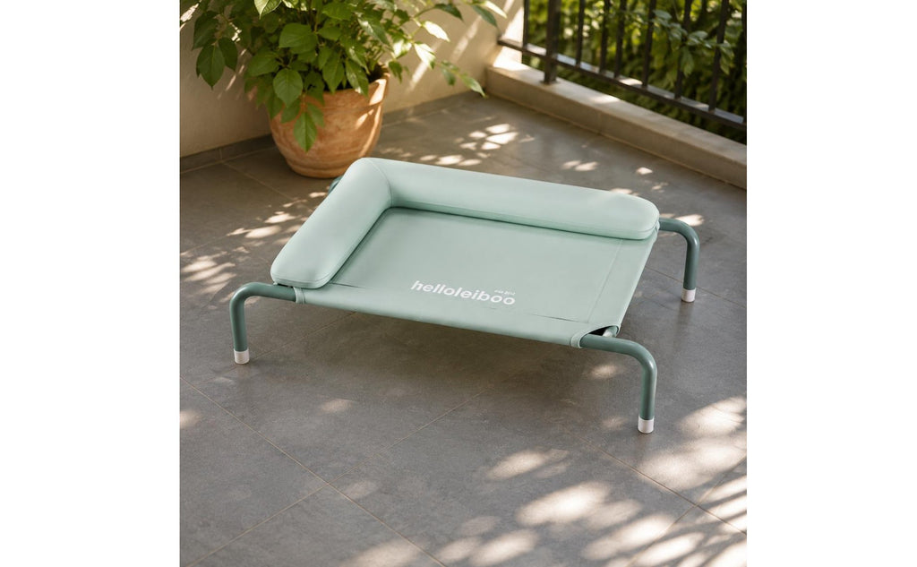 Year-Round Raised Dog Bed Washable Elevated Dog Cot Moisture-Proof Raised Pet Bed Easy to Clean for Small Dogs