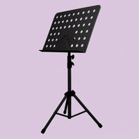 Adjustable Sheet Music Stand Perforated Desk Foldable Music Stand Musical Instrument Accessory for Artists, Beginners, Practice, Performance, Studio