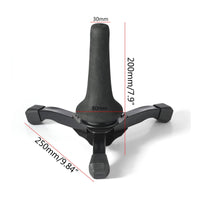 Foldable Trumpet Stand Sturdy Metal Legs Portable Clarinet Holder Rubber Caps