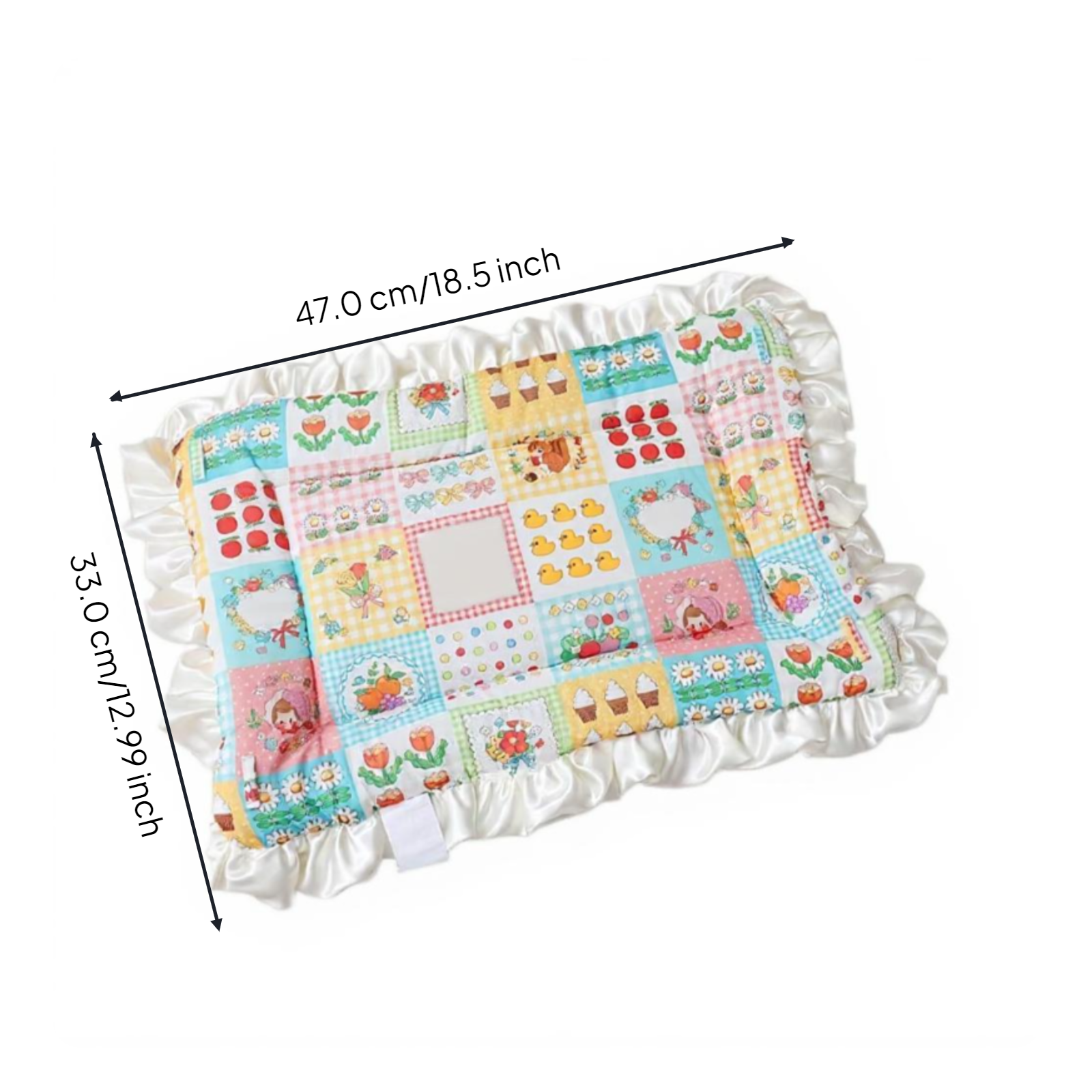 Non-slip reversible dog crate mat