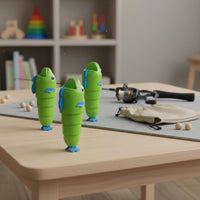 5 Pieces Retractable Aquatic Creature Game Hand-Eye Coordination Interactive