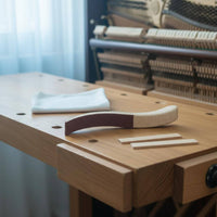 2 Pieces Piano Hammer Sanding Board Portable Hammer Filing Strip Universal Fit