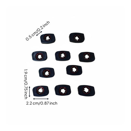 10 Pieces Drum Tension Rod Lock Clamping Tension Screw Retainer for Drummers