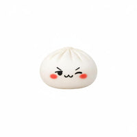 Baozi Stress Toy Soft Texture Joyful Face Press Bun Portable for Office, Adults