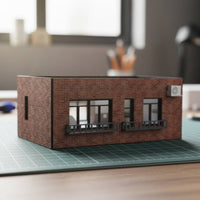 1:64 Scale Diorama Decoration Realistic Details Building Scene Model Collectible Display