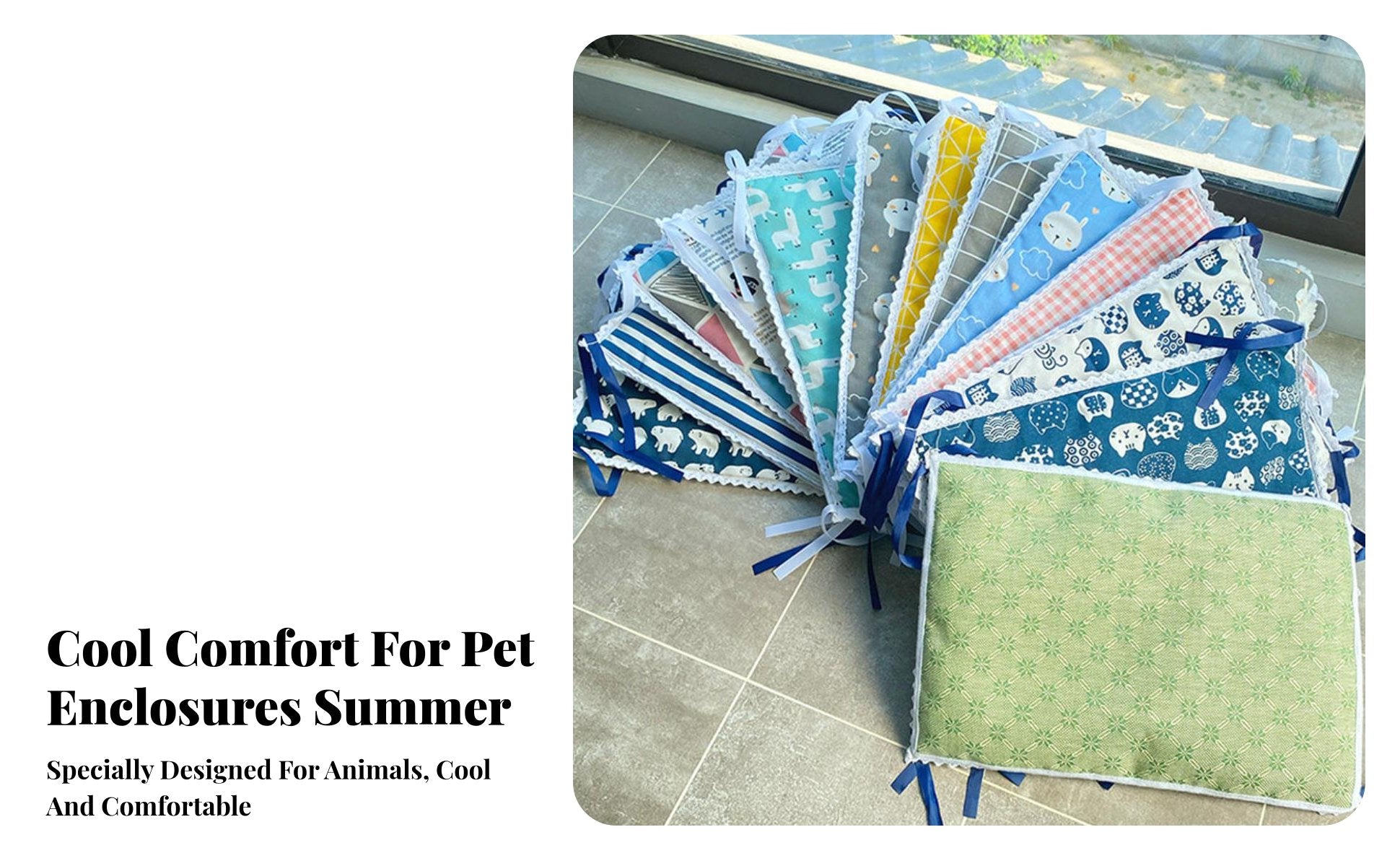 Woven Cooling Mat Breathable Woven Pet Mat resistant to wearResistant for Sofa
