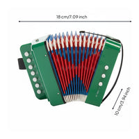 7 Key Accordion Educational Mini Accordion Easy to Learn for Beginners