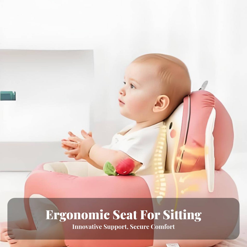 Inflatable Sit-up Training Chair Portable Infant Floor Seat Multi-Functional