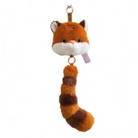 Soft Keychain Charm Bead Eyes Faux Bag Charm Soft to Feel