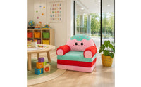 3-Layer Foldable Kids Chair Portable Folding Kids Sofa Memory Foam for Toddlers