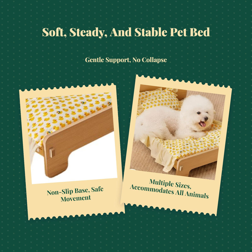 Removable cover pet bed