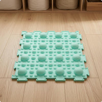 Textured Sensory Mat Textural Rectangular Silicone Mat Raised Texture Activity Pad for Crawling Practice